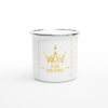 White 12oz Enamel Mug